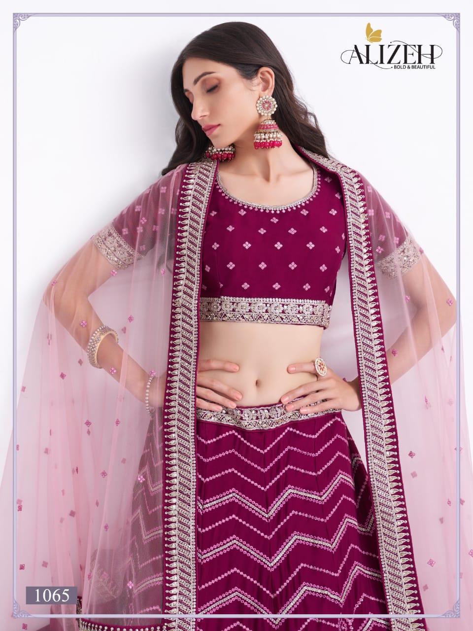 Premium Silk Georgette Wedding Wear Lehenga Choli