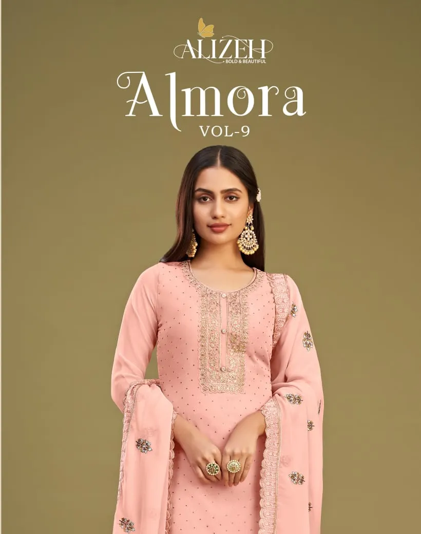 Big Size Heavy Embroidery And Thread Work Straight Ethnic Salwar Suit