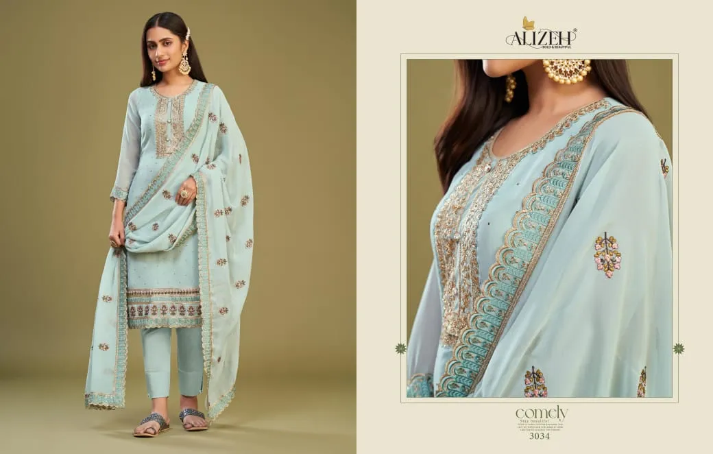 Big Size Heavy Embroidery And Thread Work Straight Ethnic Salwar Suit - Image 2