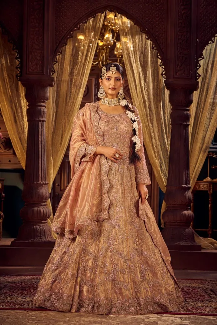 Bridal Wear Anarkali Designer Ball Gown