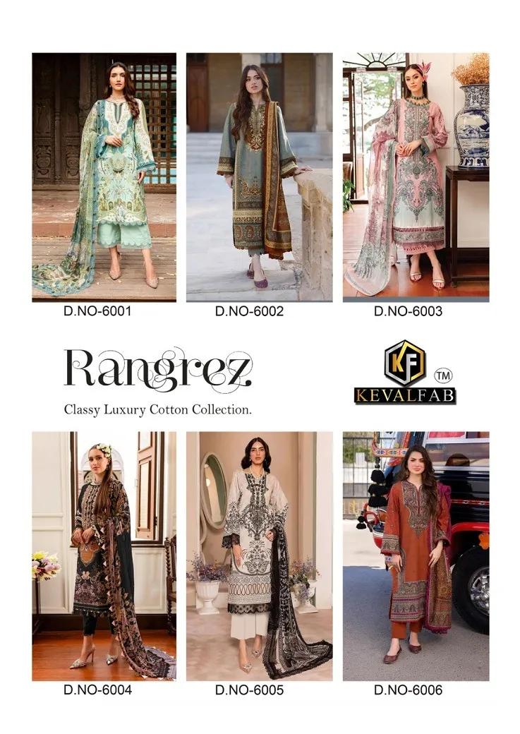 Cotton Printed Salwar Suit Keval Rangrez Vol-6 - Image 7