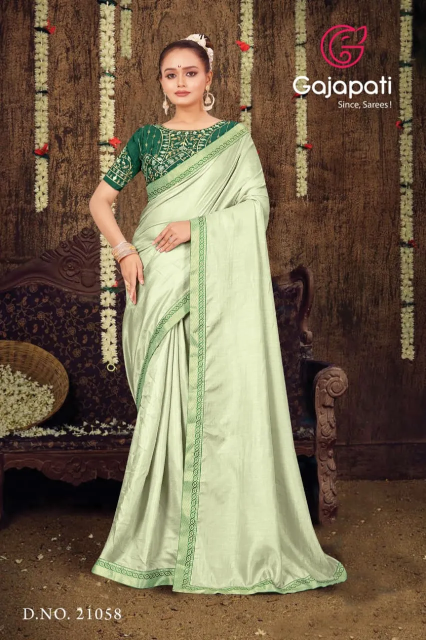 Daily Wear Worked Blouse Ethnic Saree Gajapati Suhani - Image 5