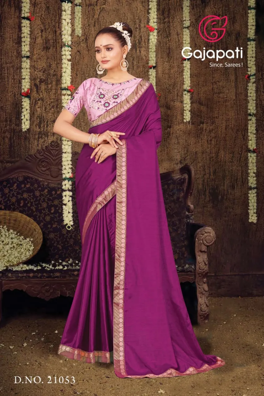 Daily Wear Worked Blouse Ethnic Saree Gajapati Suhani - Image 6