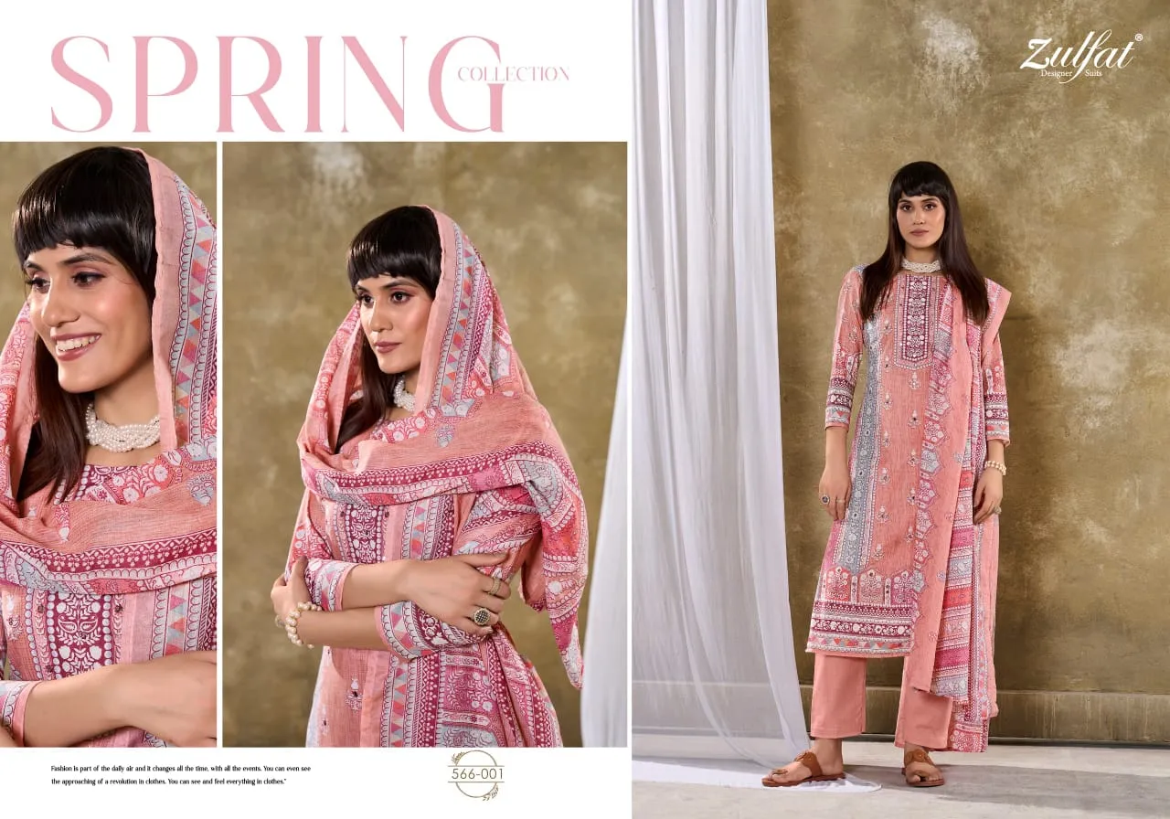 Designer Pakistani Style Printed Pure Cotton Salwar Suit - Image 6