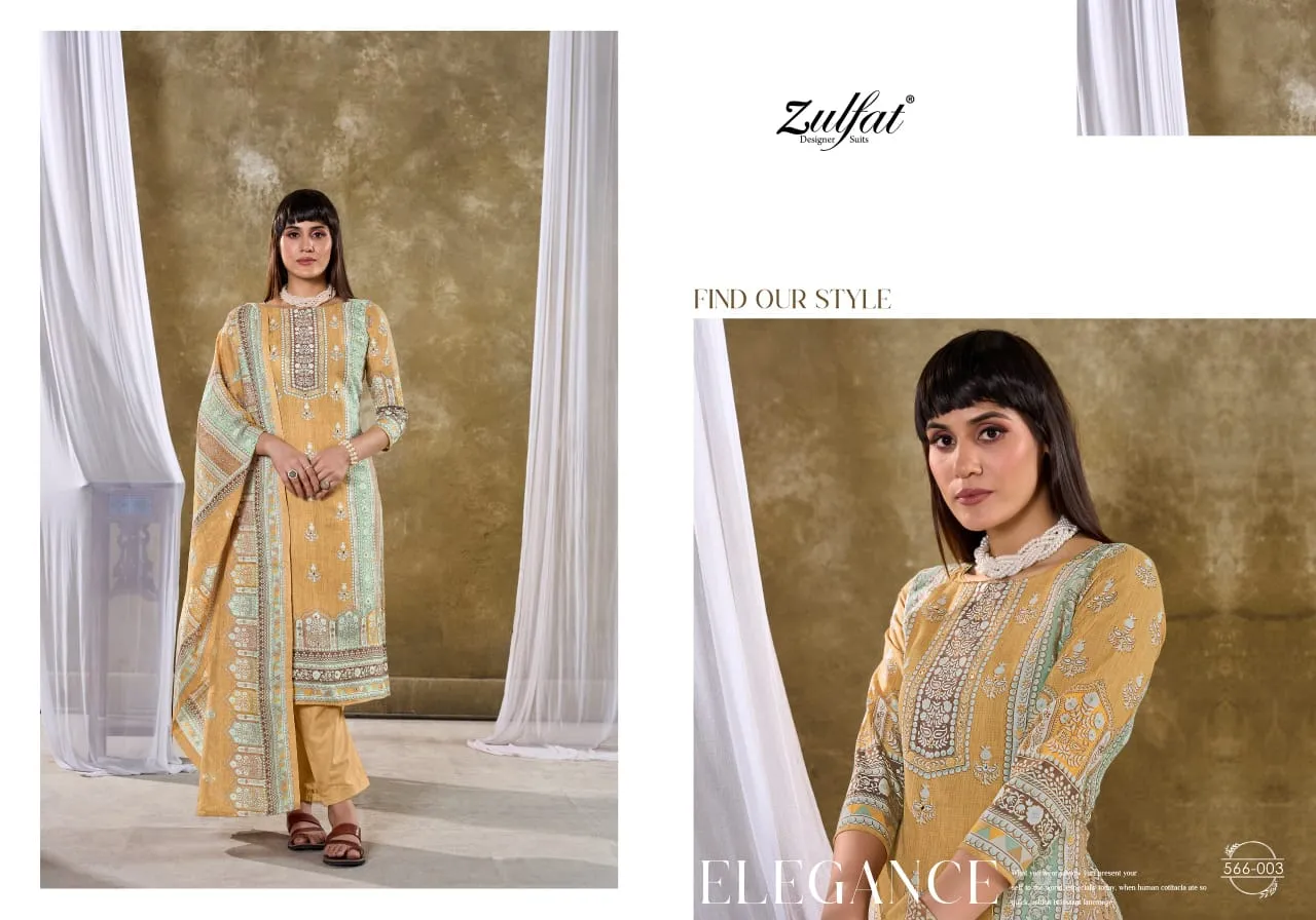 Designer Pakistani Style Printed Pure Cotton Salwar Suit - Image 7