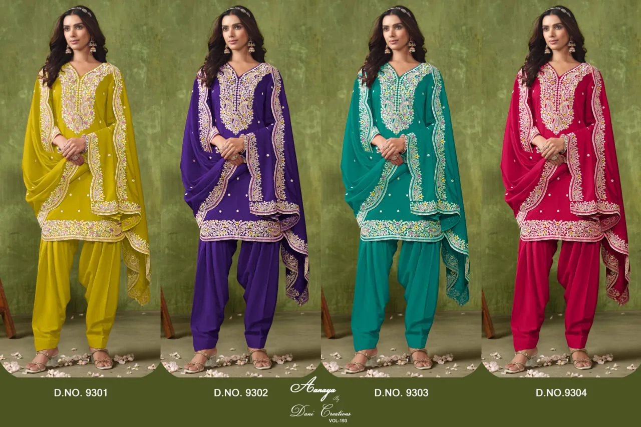 Designer Wholesale Patiala Salwar Suit 9300 Series - Image 4