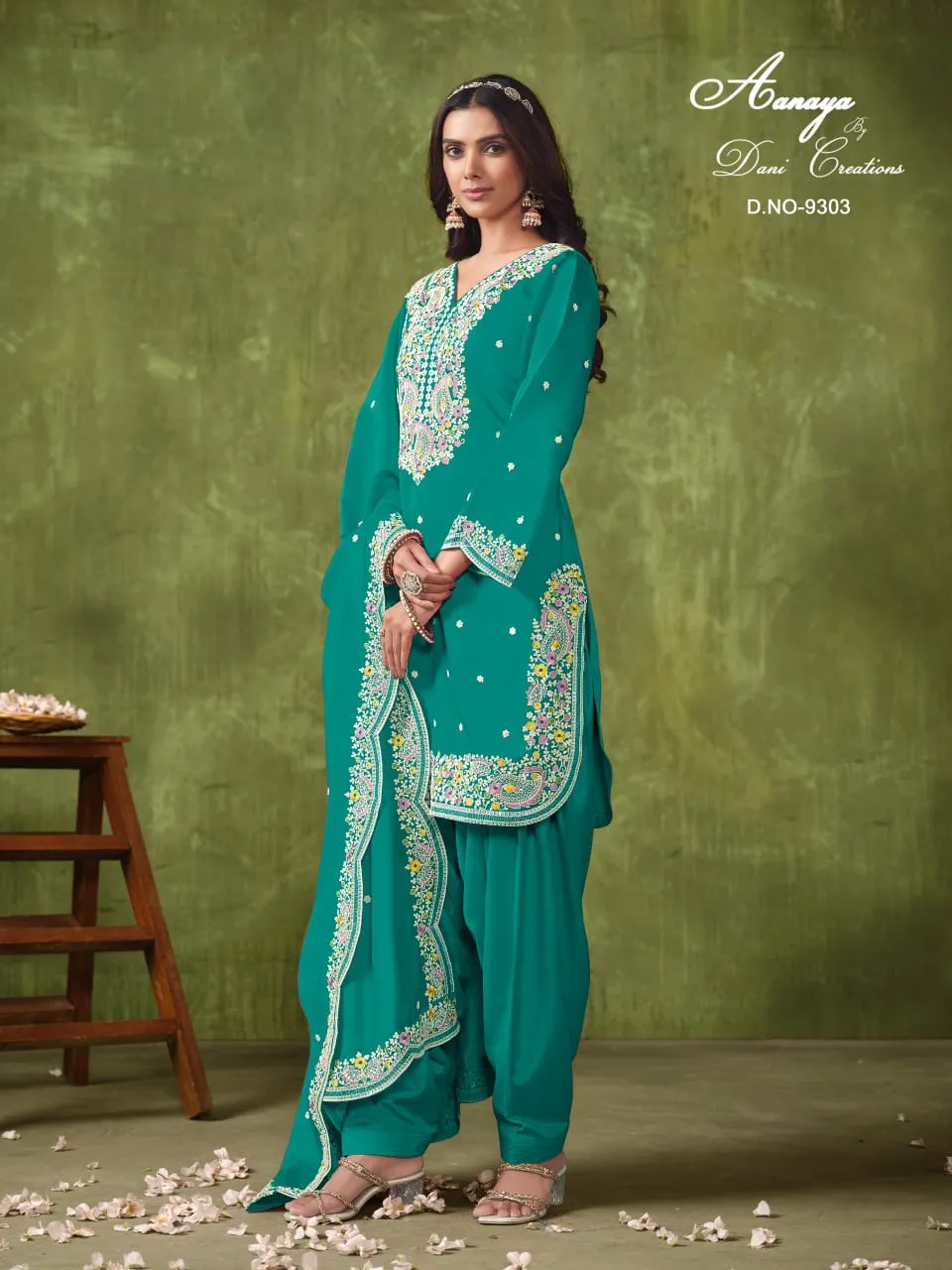 Designer Wholesale Patiala Salwar Suit 9300 Series - Image 5