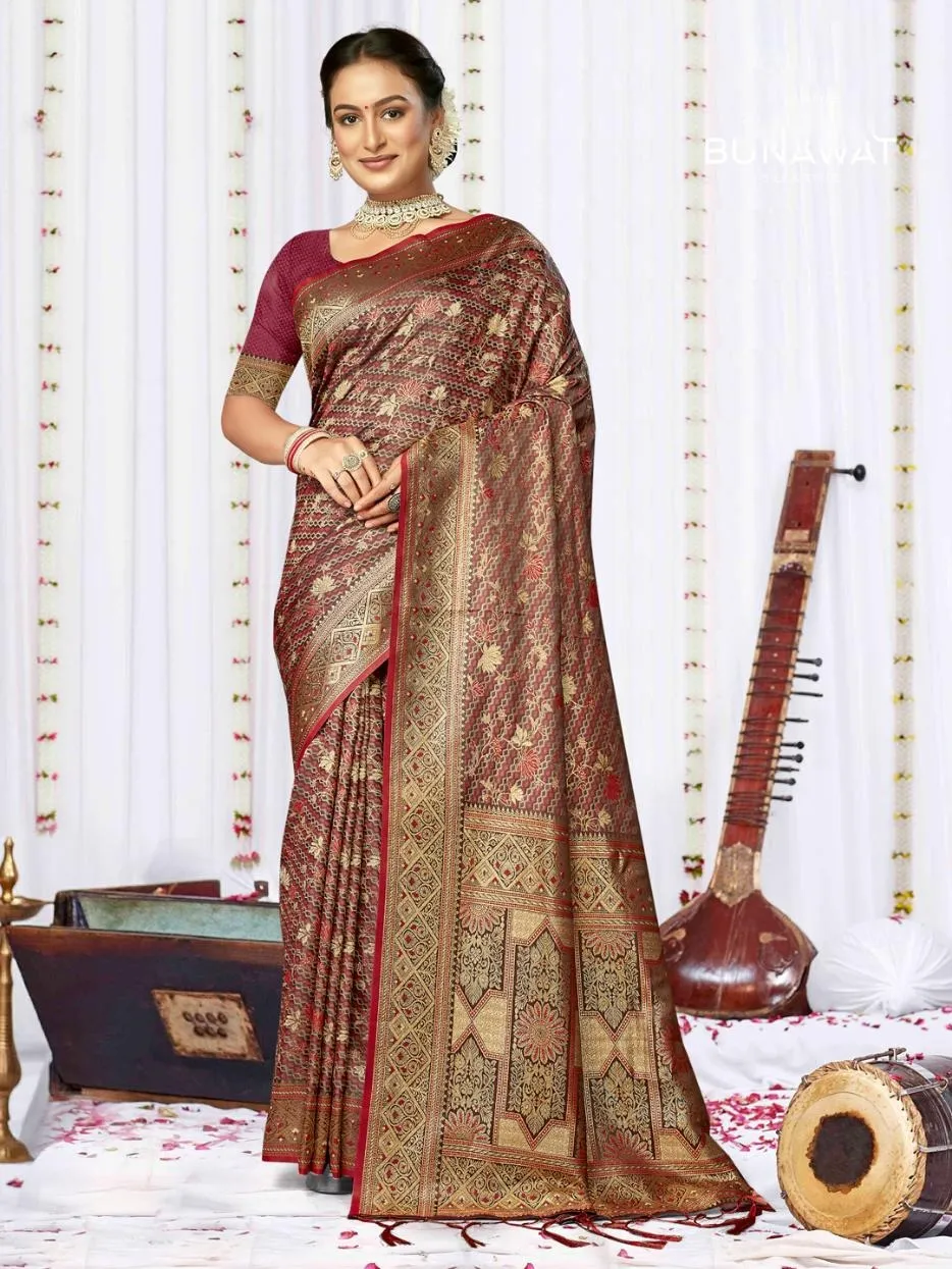 Diwali Wear Silk Saree Sagarika Satan - Image 4