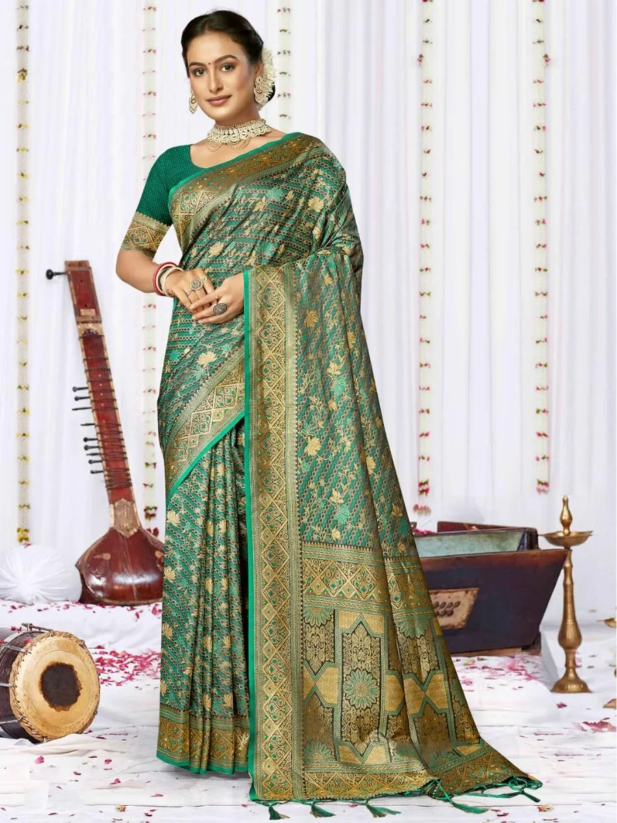 Diwali Wear Silk Saree Sagarika Satan - Image 6