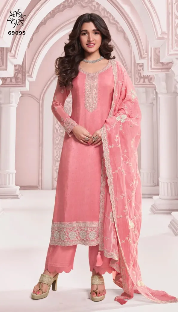 Dola With Embroidery Work Straight Ethnic Suit Kuleesh Kavya - Image 6