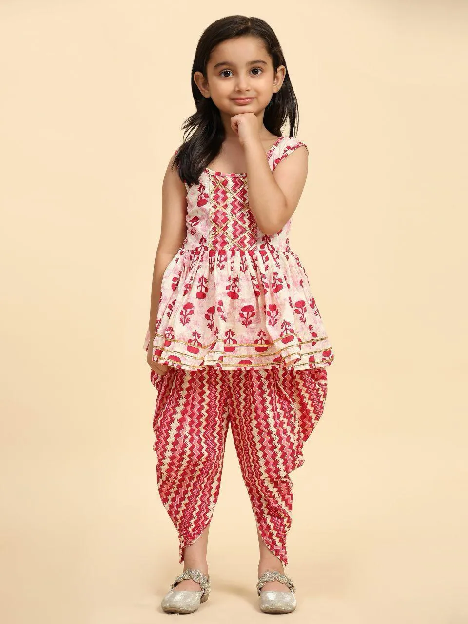 Exclusive Designer Kids Wear Kurta With Dhoti - Image 3