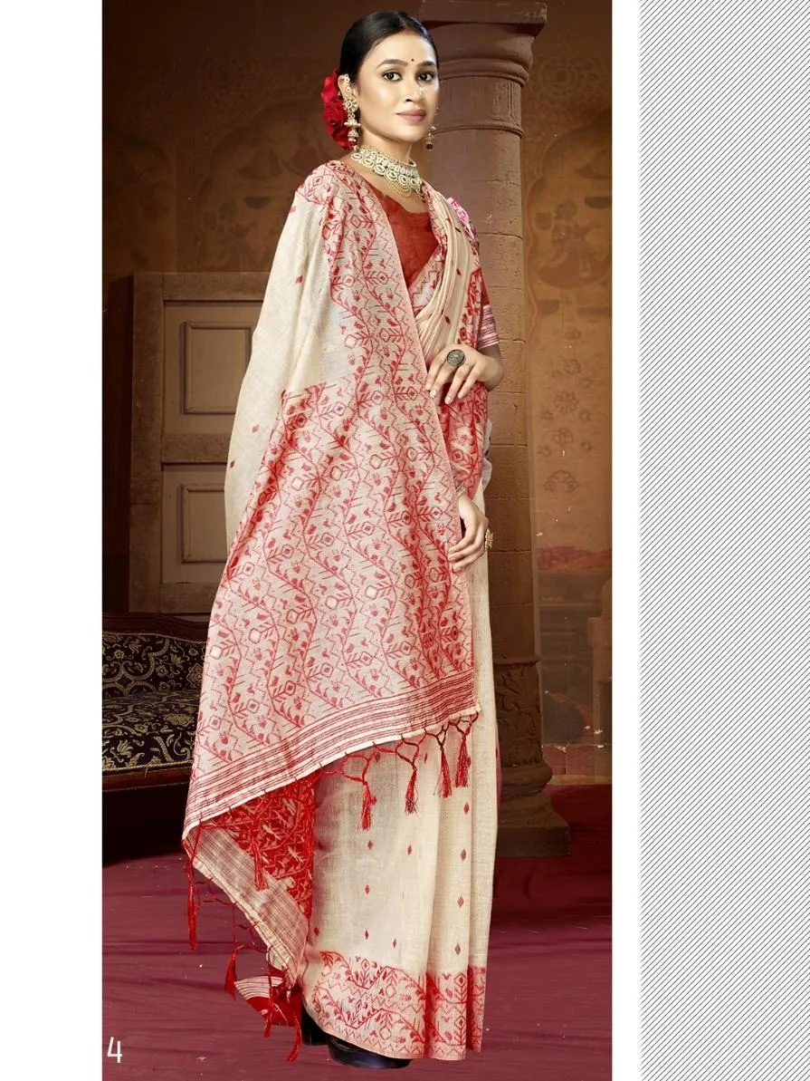 Fancy Cotton Sarees - Image 3