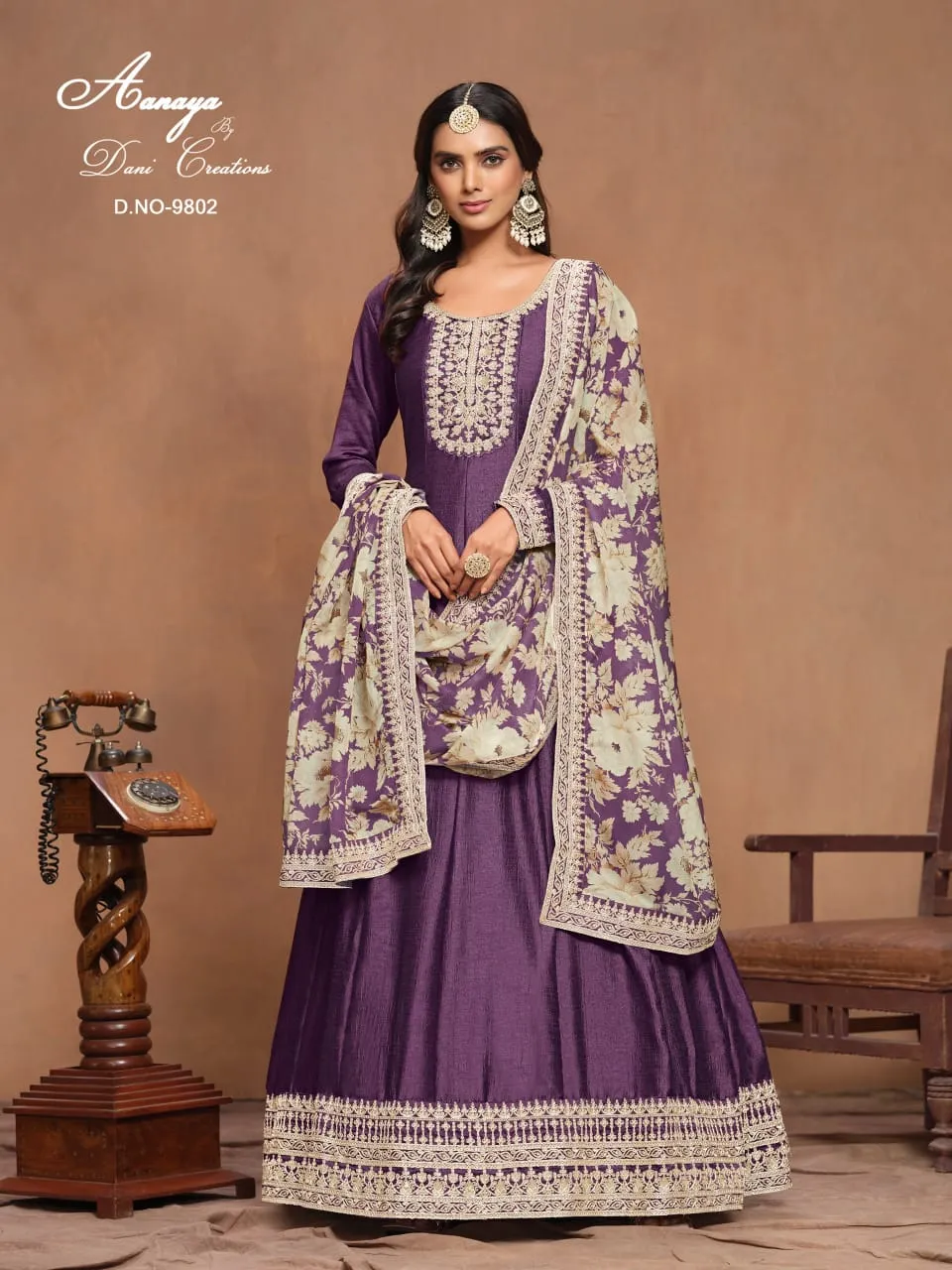 Fancy Long Anarkali Salwar Suit - Image 2