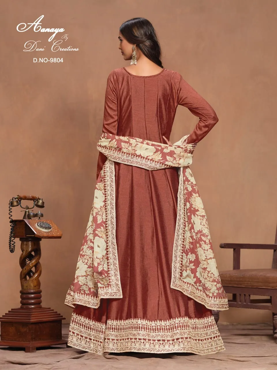 Fancy Long Anarkali Salwar Suit - Image 5