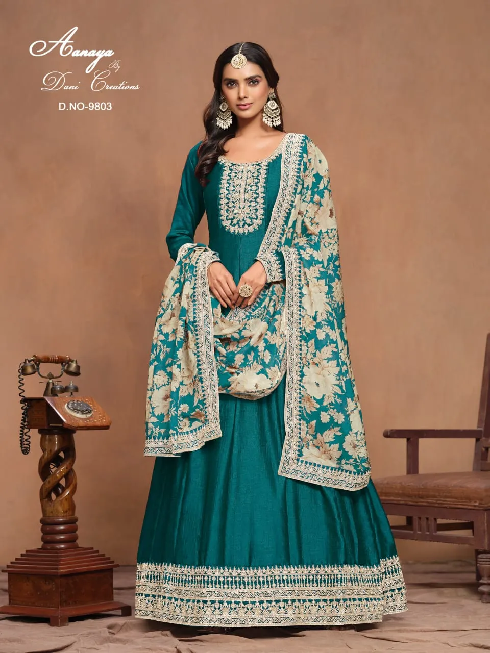 Fancy Long Anarkali Salwar Suit - Image 6