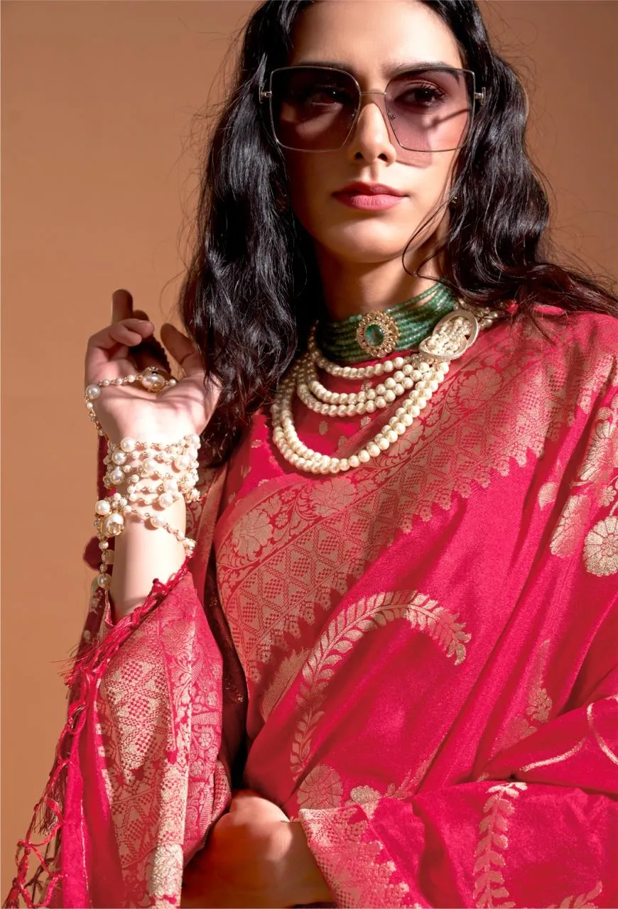 Festive Wear Georgette Nylon Silk Saree