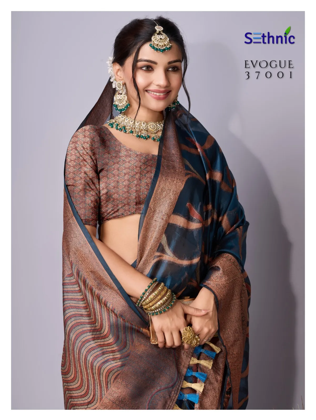 Festive Wear Organza Saree