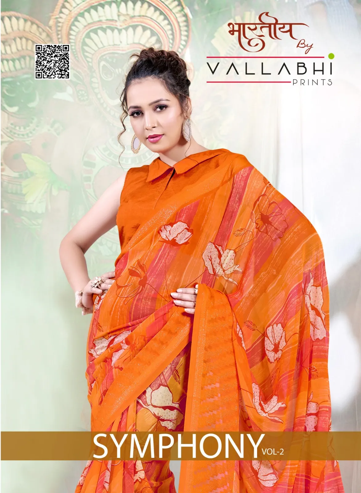 Georgette Printed Wholesale Saree Vallabhi Symphony 2