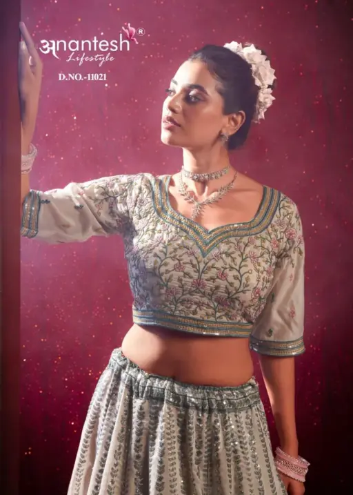 Heavy Embroidery Work Brides Made Lehenga Choli For Wedding 2024