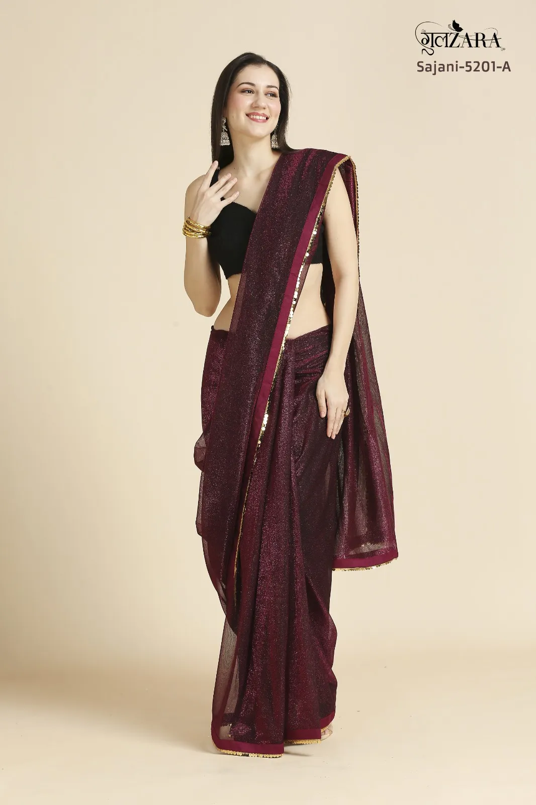 Imported Fabrics Sarees - Image 5