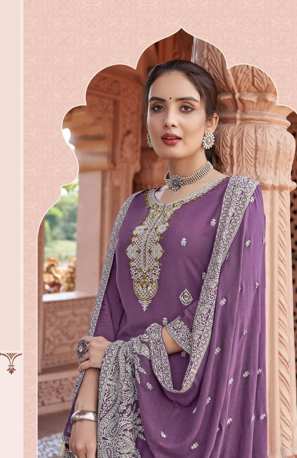 Kadlee Anmol Handwork Wholesale 3 Piece Kurti Set - Image 5