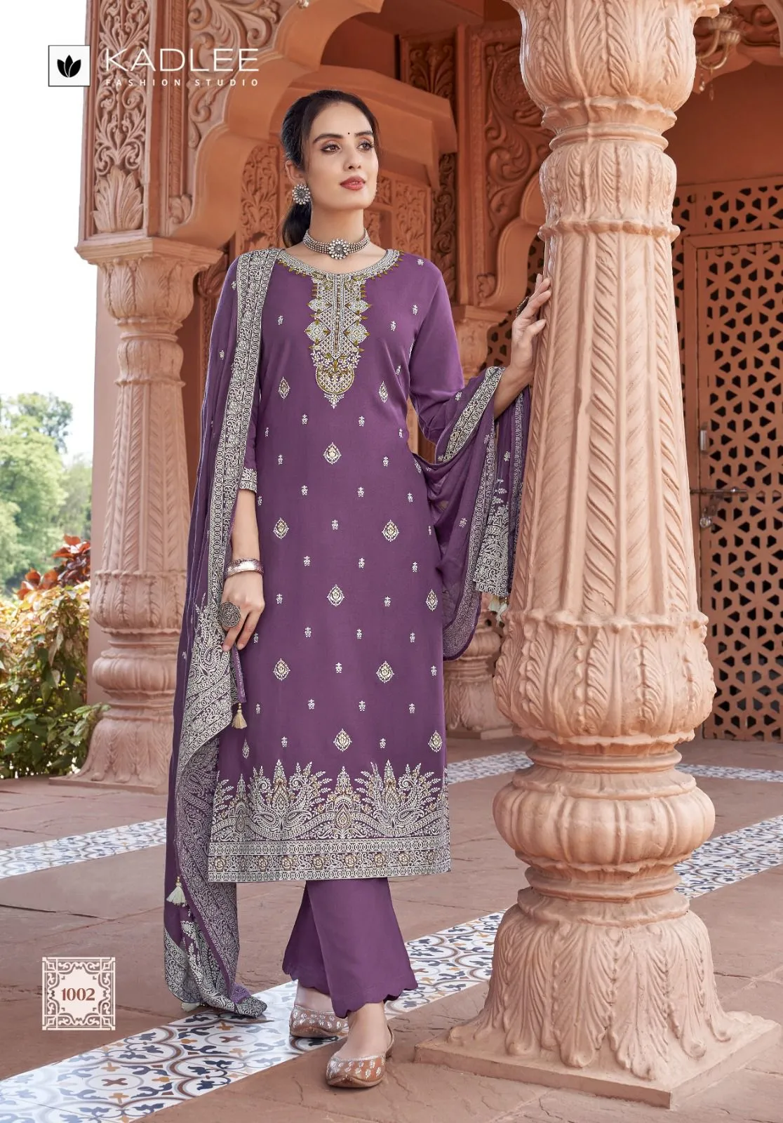 Kadlee Anmol Handwork Wholesale 3 Piece Kurti Set - Image 6