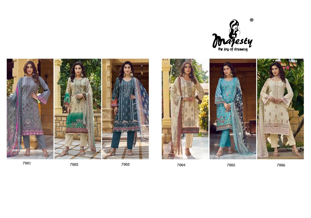 Majesty Bin Seaad vol-6 Cotton Printed Salwar Suit - Image 8