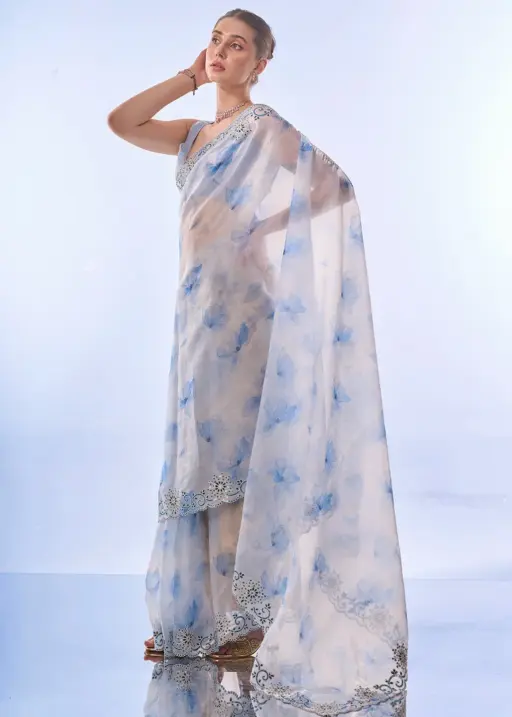 Organza Fancy Saree