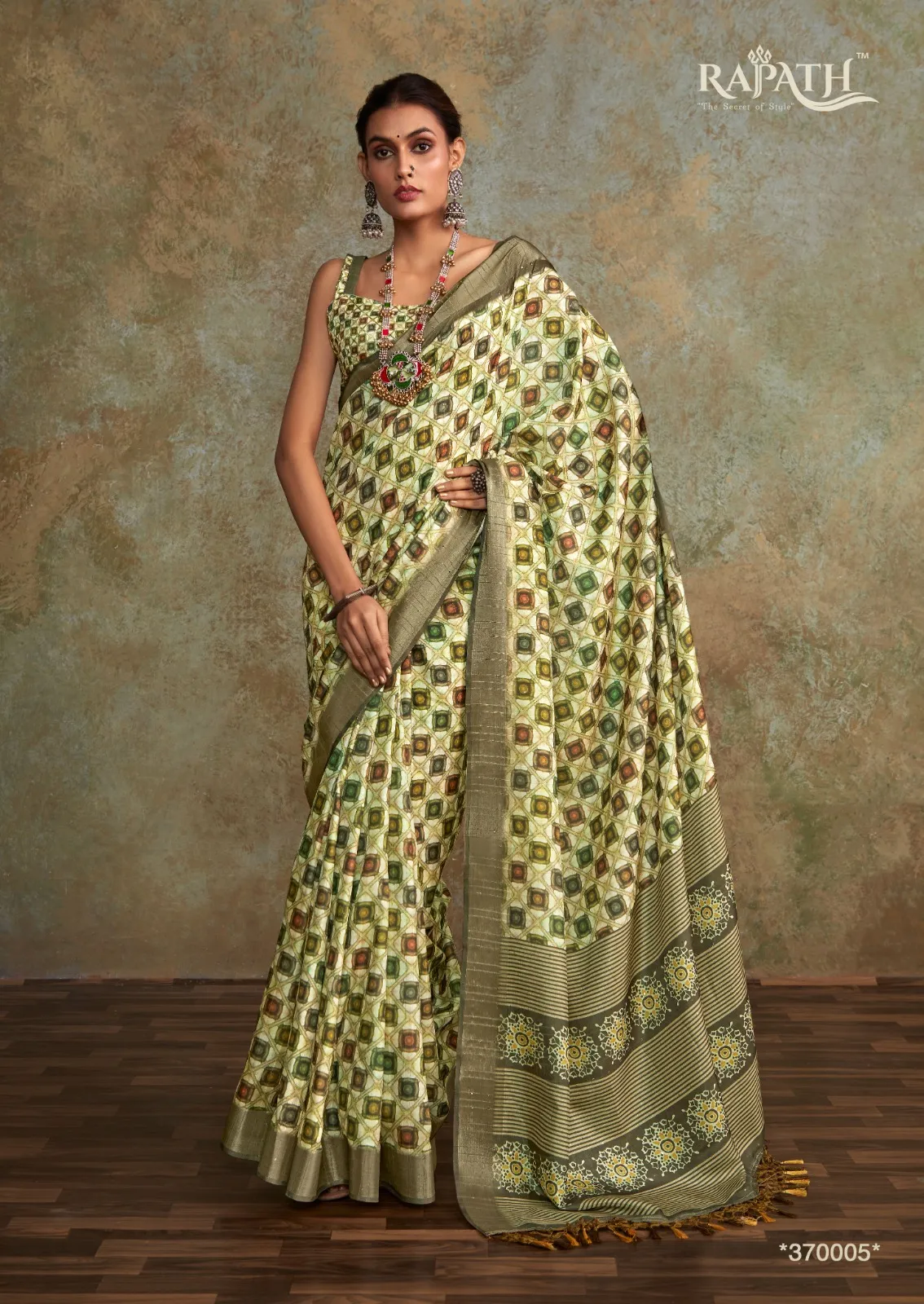 Printed Silk Saree Rajpath Ritika Silk - Image 3