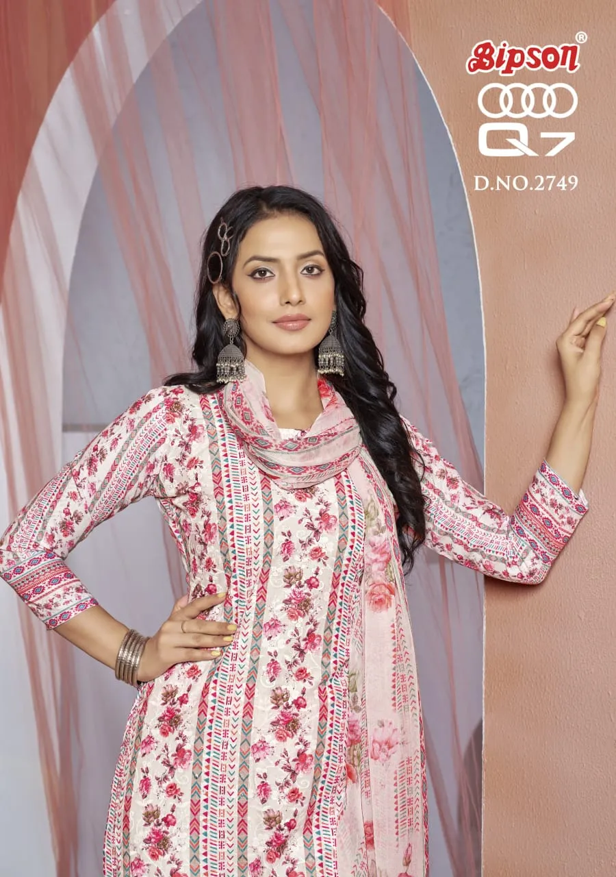 Pure Cotton Suit With Fancy Lace Work