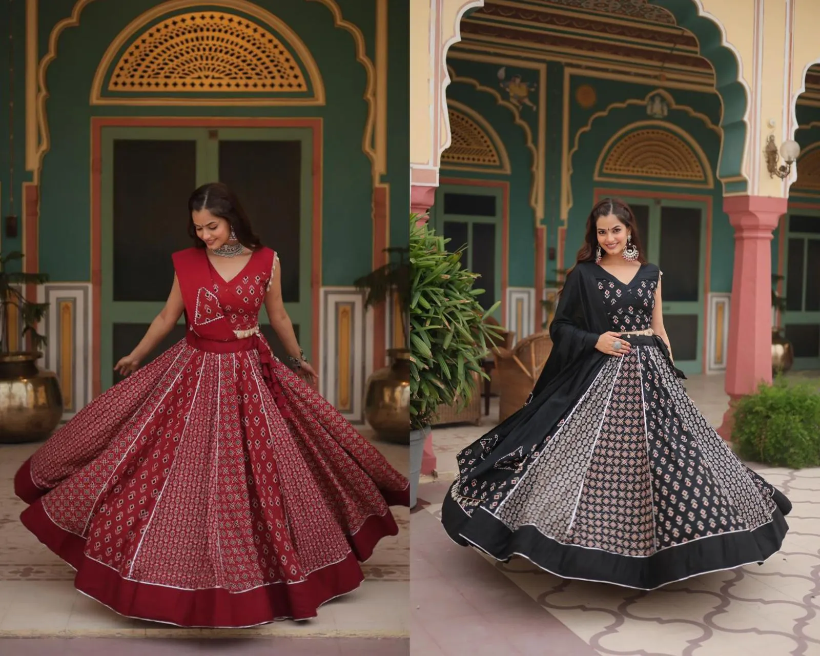 Rayon Printed Designer Navratri Chaniya Choli 7120 - Image 2
