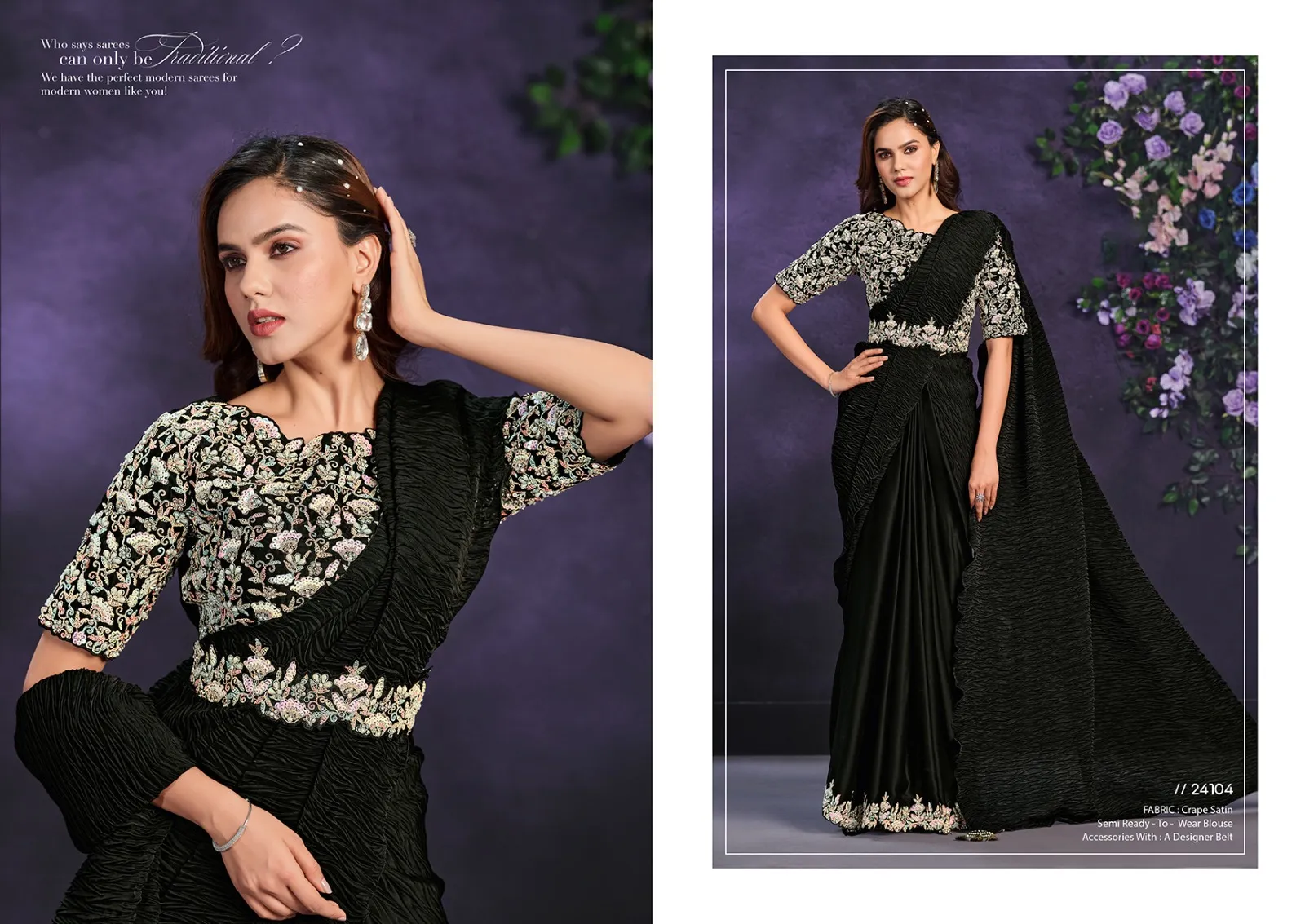 Ready To Wear Bridal Sarees - Image 7