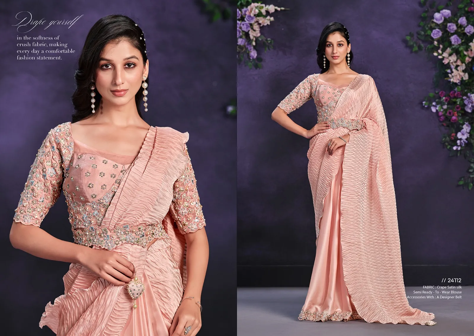 Ready To Wear Bridal Sarees - Image 8