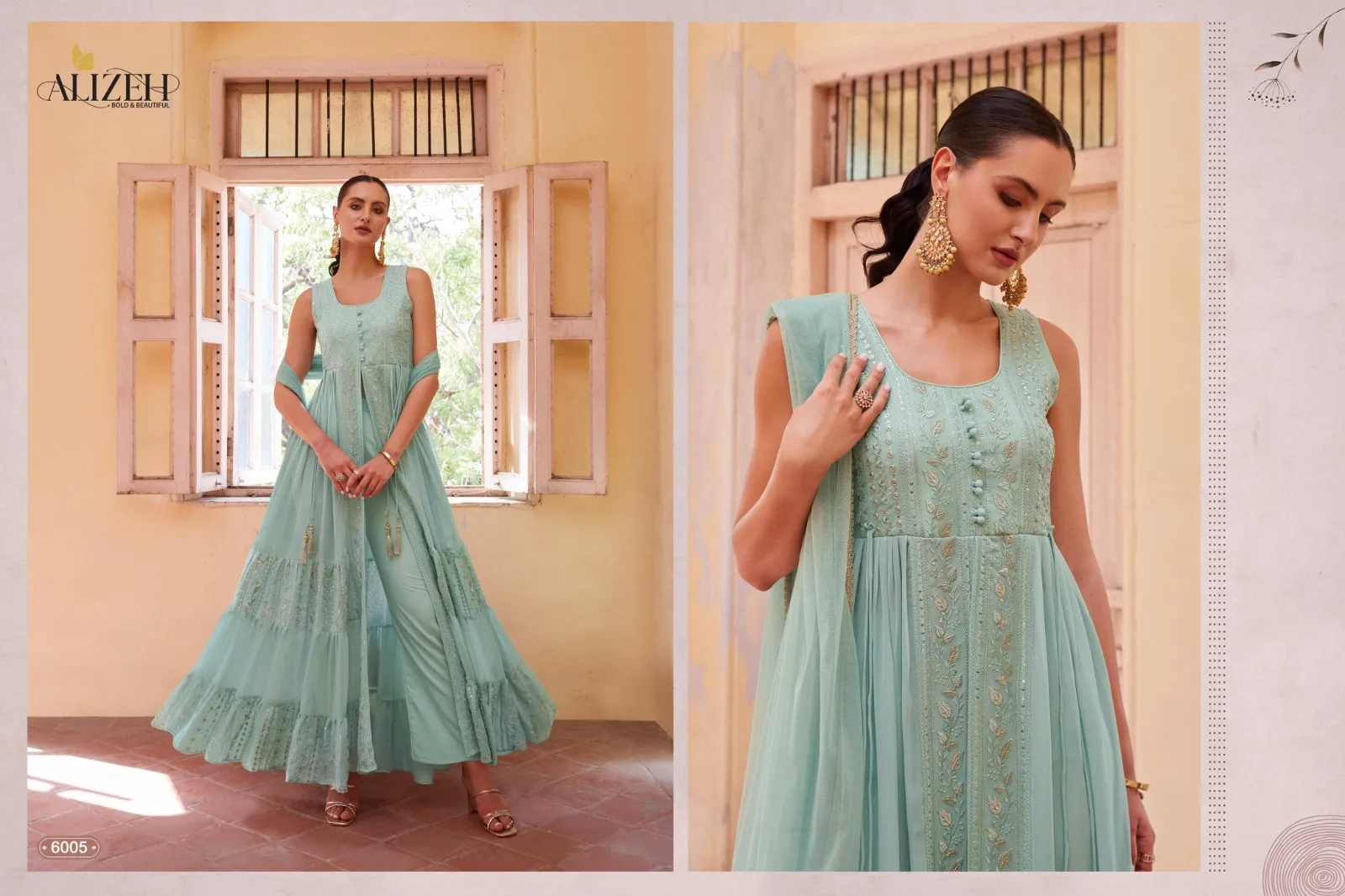 Sangeet Wear Stylish Anarkali Suit - Image 5