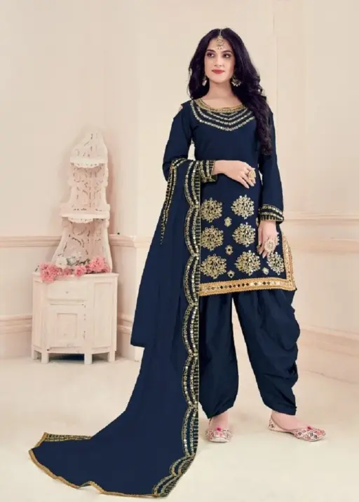 Shreematee Bebo Vol 10 Real Miror Work Patiala Salwar Suit