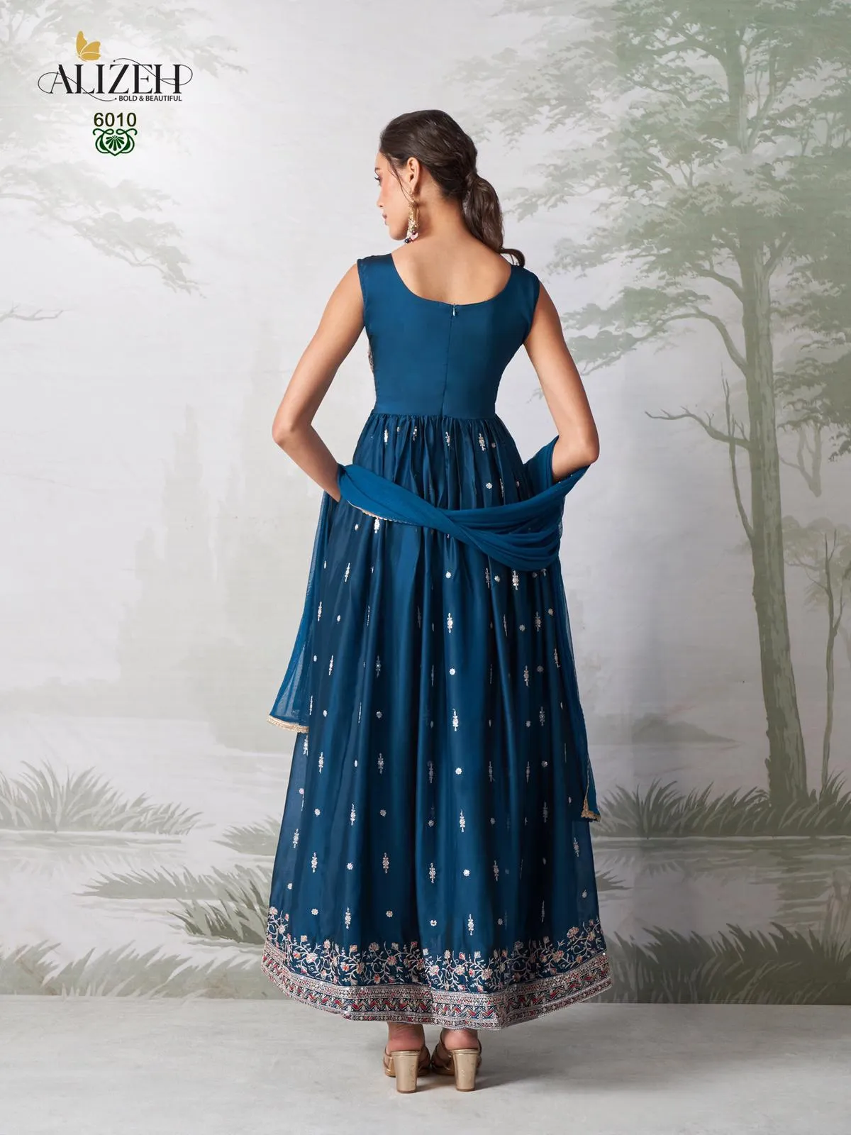 Traditional Anarkali Suit Wedding Wear - Image 3