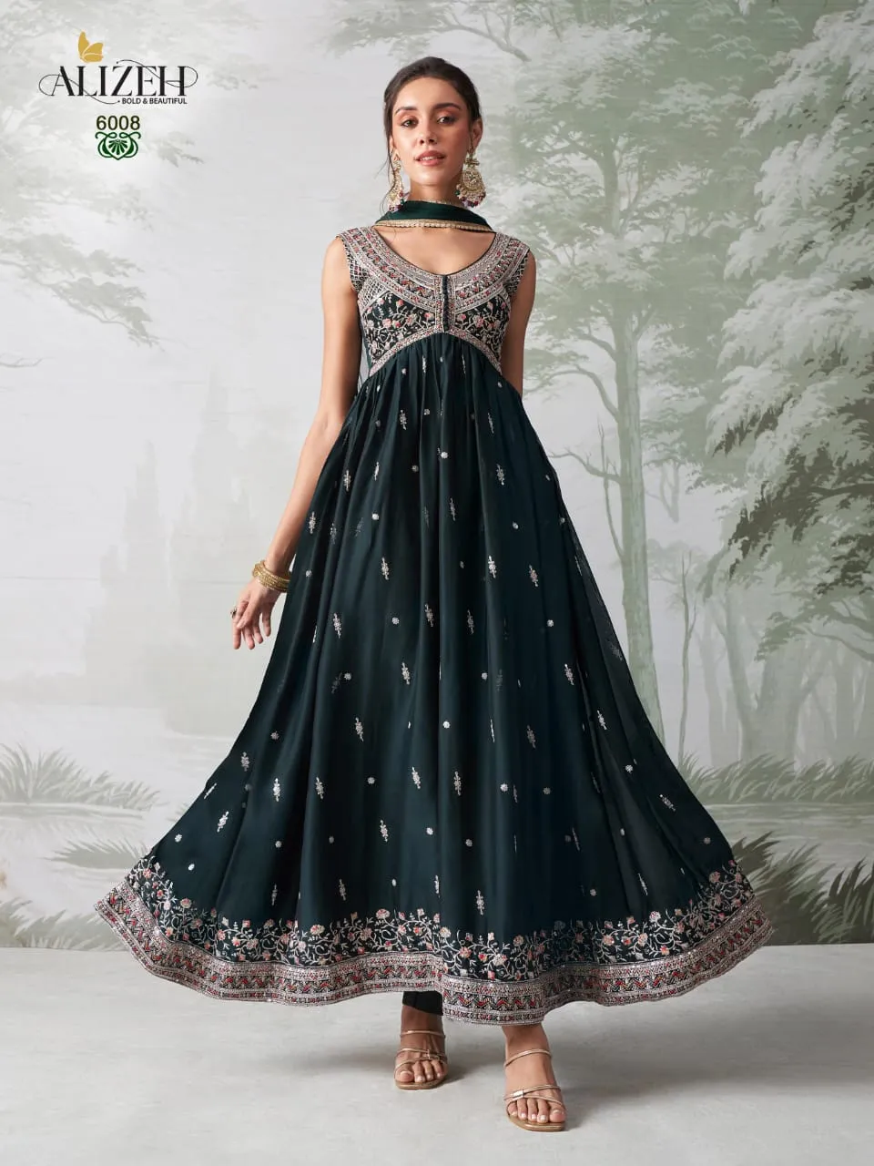 Traditional Anarkali Suit Wedding Wear - Image 5