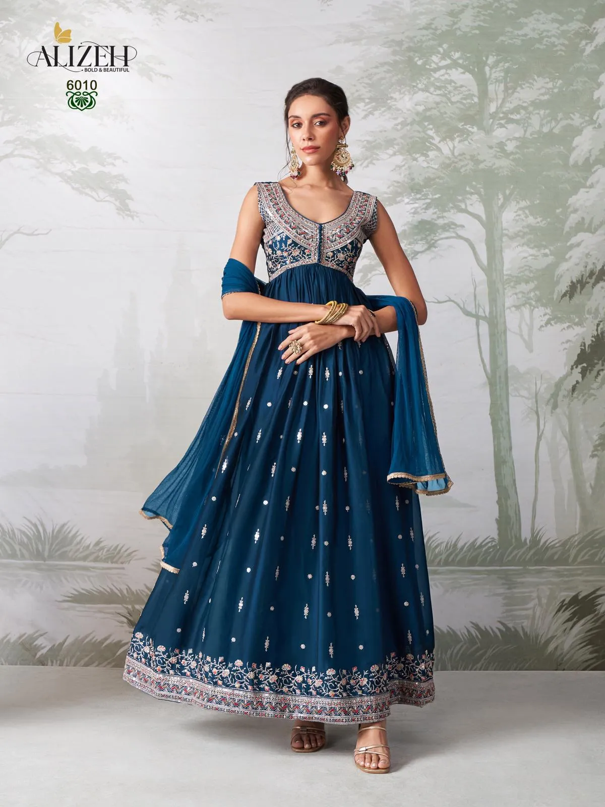 Traditional Anarkali Suit Wedding Wear - Image 6