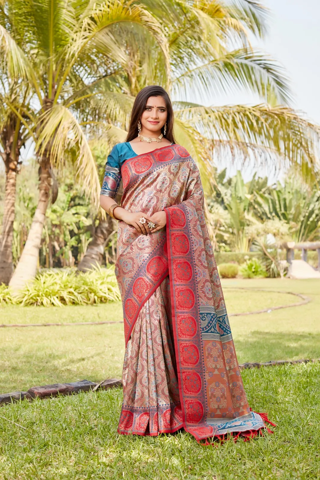 Wedding Wear Kanjivaram Silk Saree - Image 5