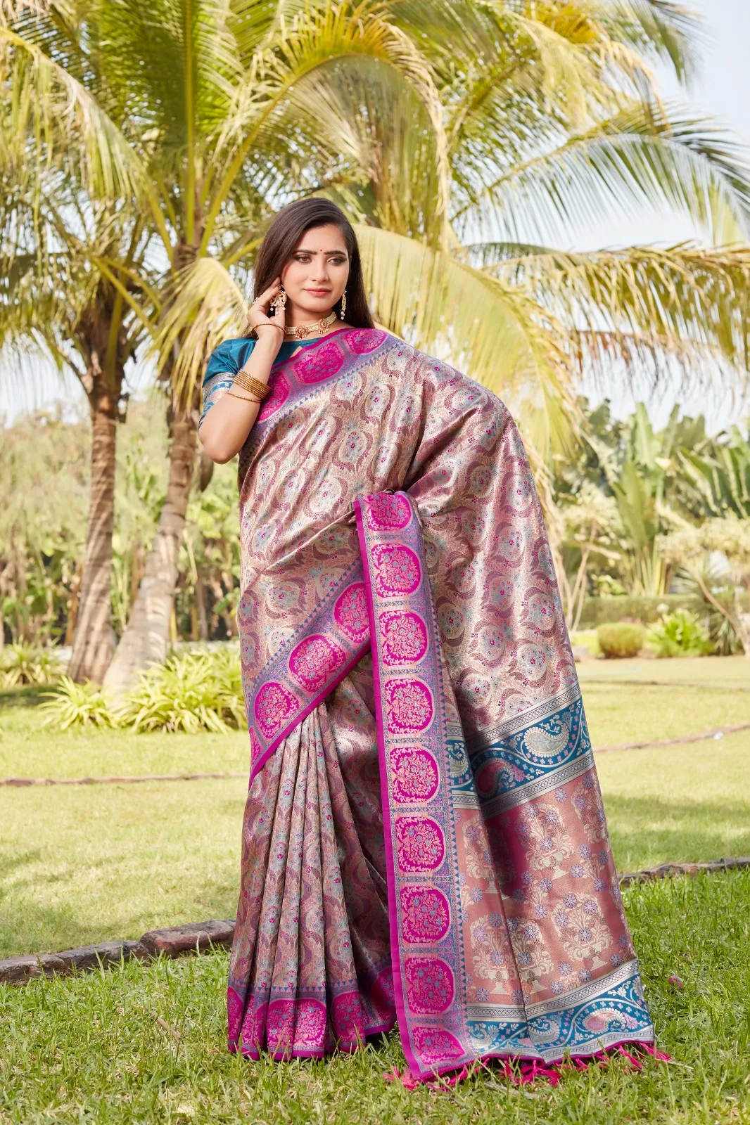 Wedding Wear Kanjivaram Silk Saree - Image 6