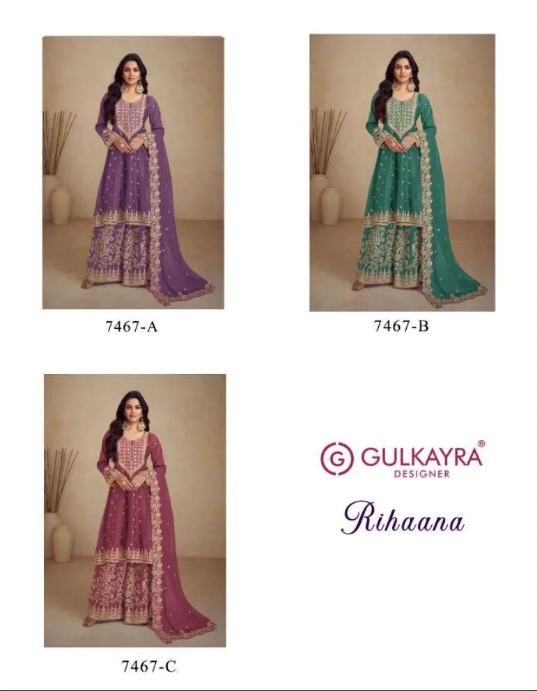 Wedding Wear Plazzo Suit - Image 4