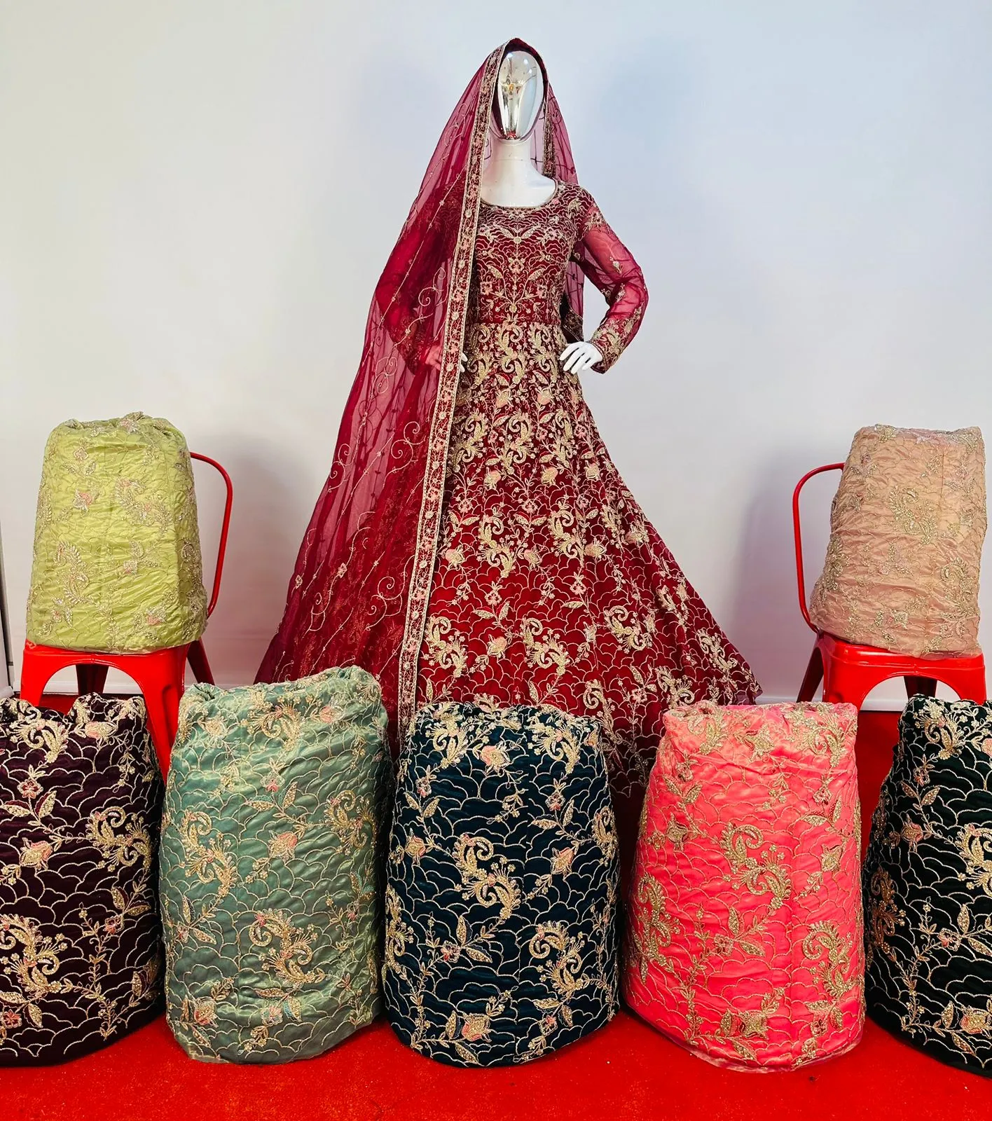 Wedding Wear Wholesale Anarkali Gown - Image 2