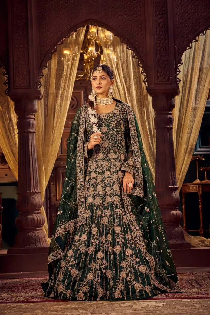 Wedding Wear Wholesale Anarkali Gown - Image 3