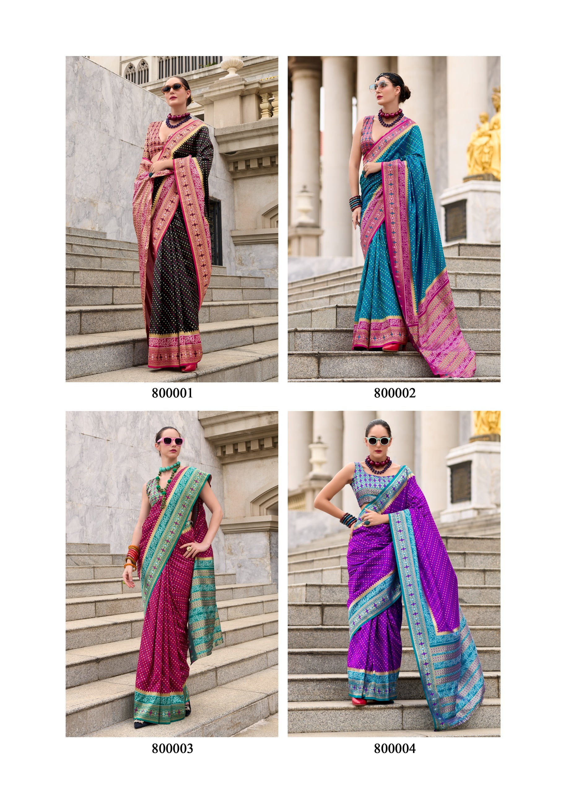 Festive Wear Soft Banarasi Silk Saree Rehana Silk - Image 3