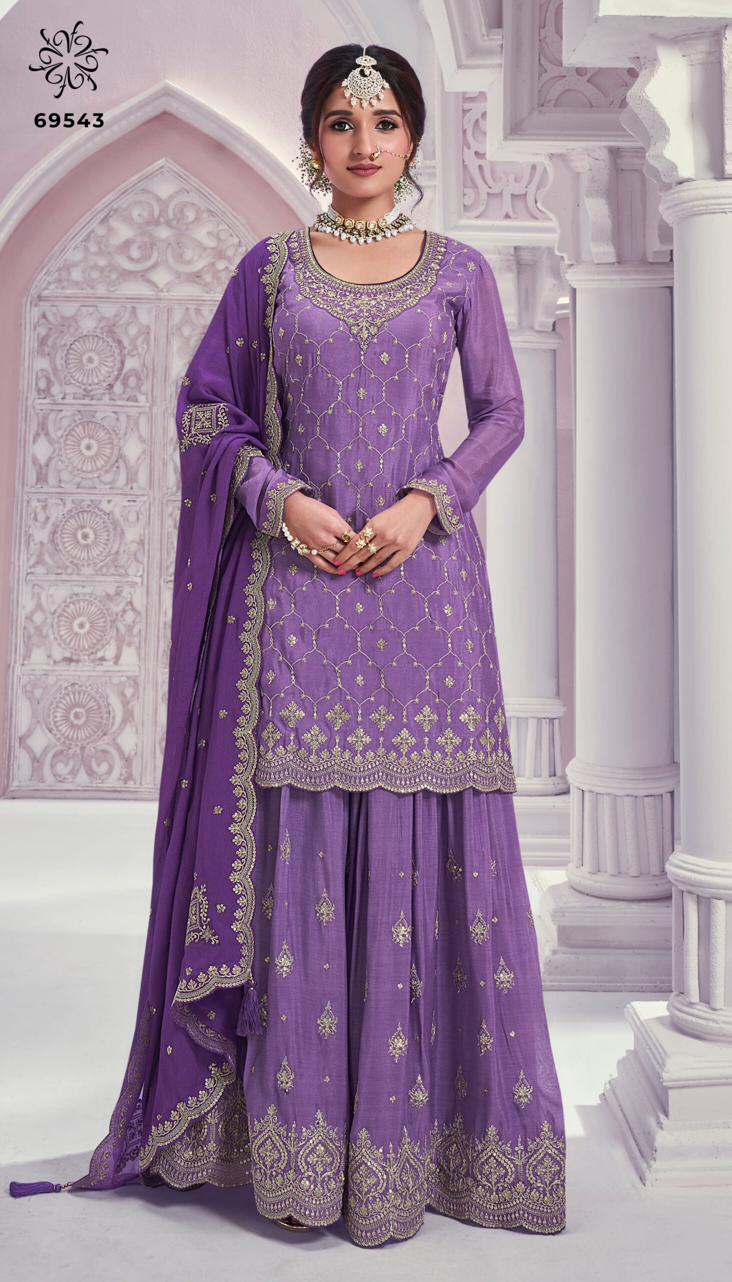 Sangeet Wear Plazzo Salwar Suit - Image 6