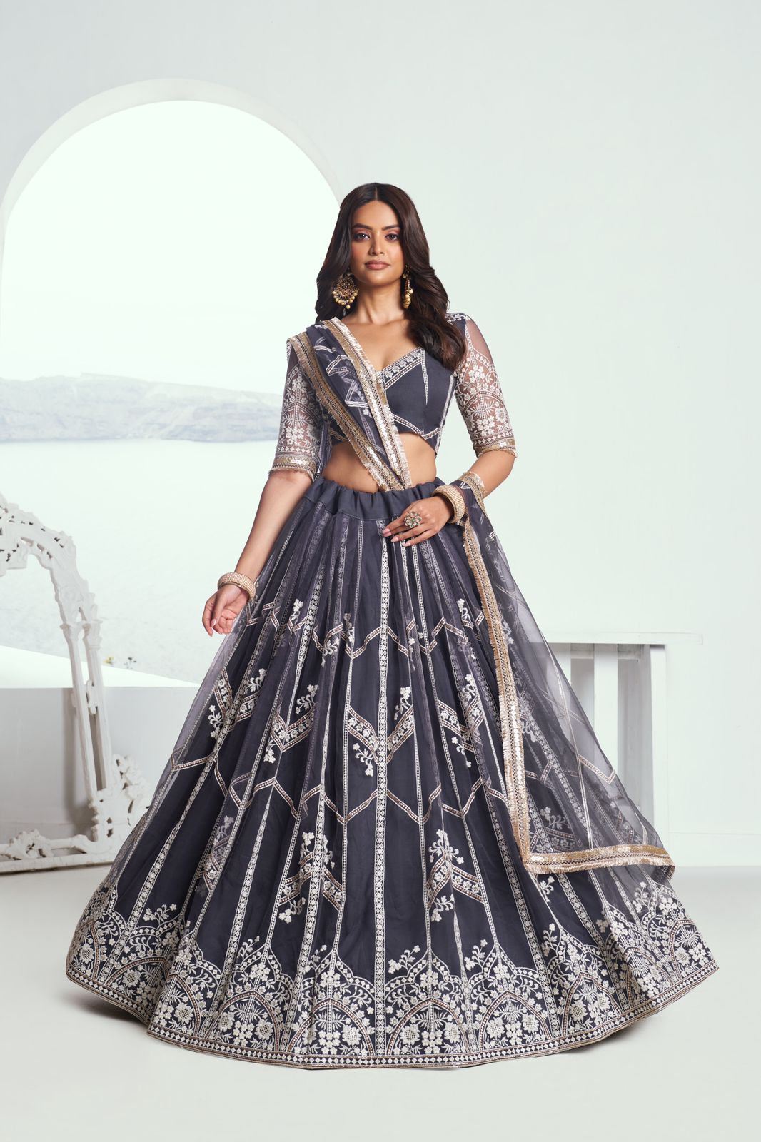 Reception Wear Lehenga Choli - Image 4