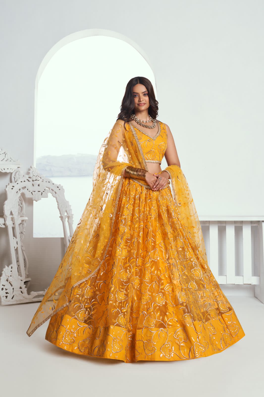 Reception Wear Lehenga Choli - Image 3