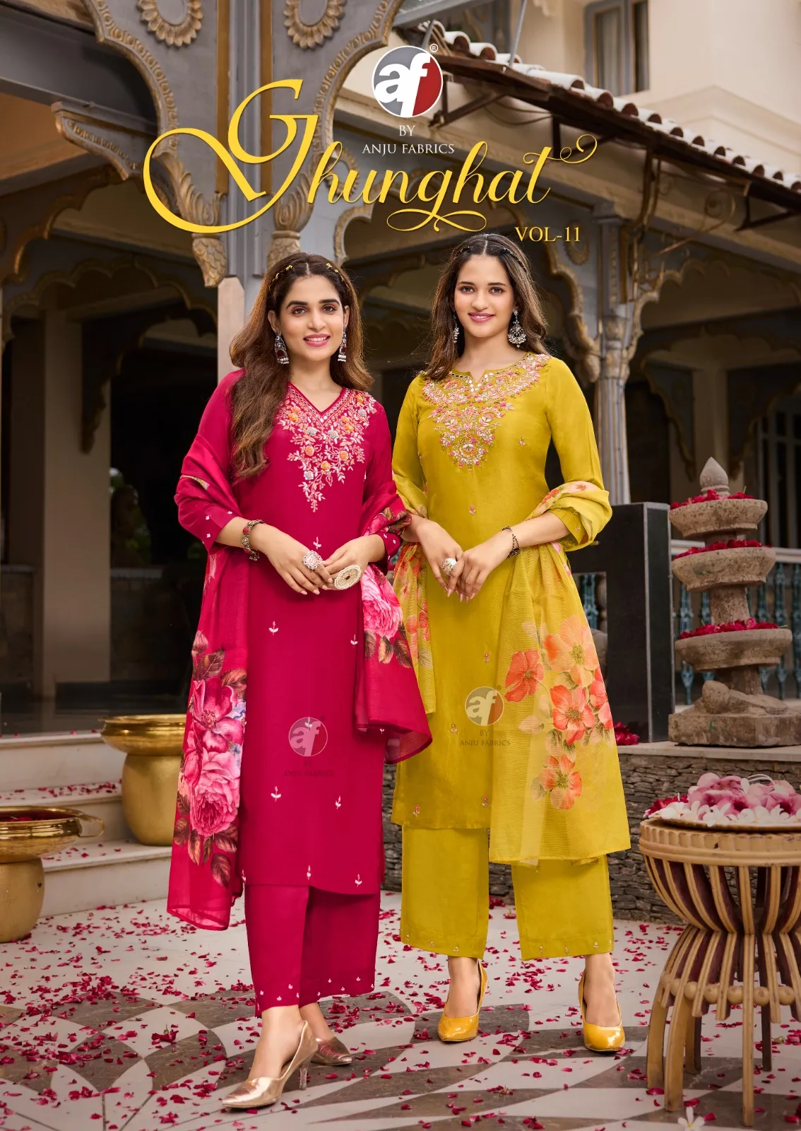 Anju Fabrics Stock out Ghunghat Vol 11