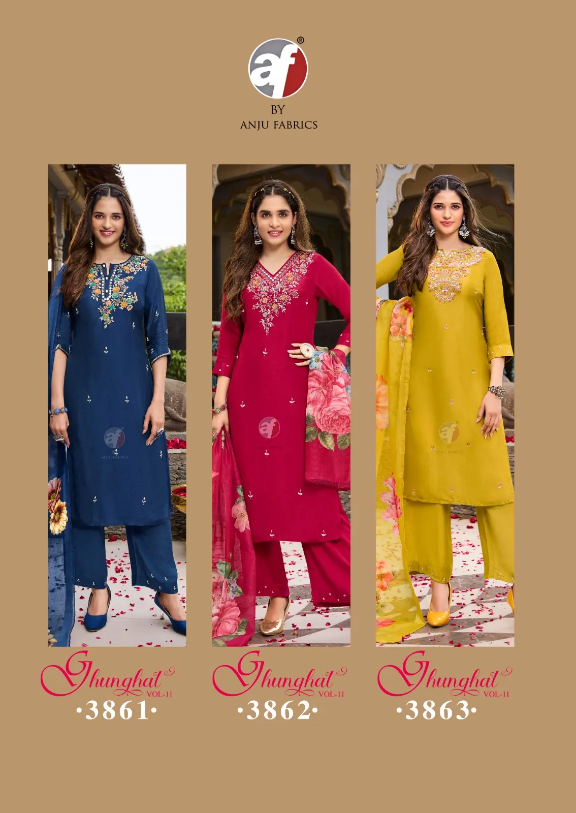 Anju Fabrics Stock out Ghunghat Vol 11 - Image 2