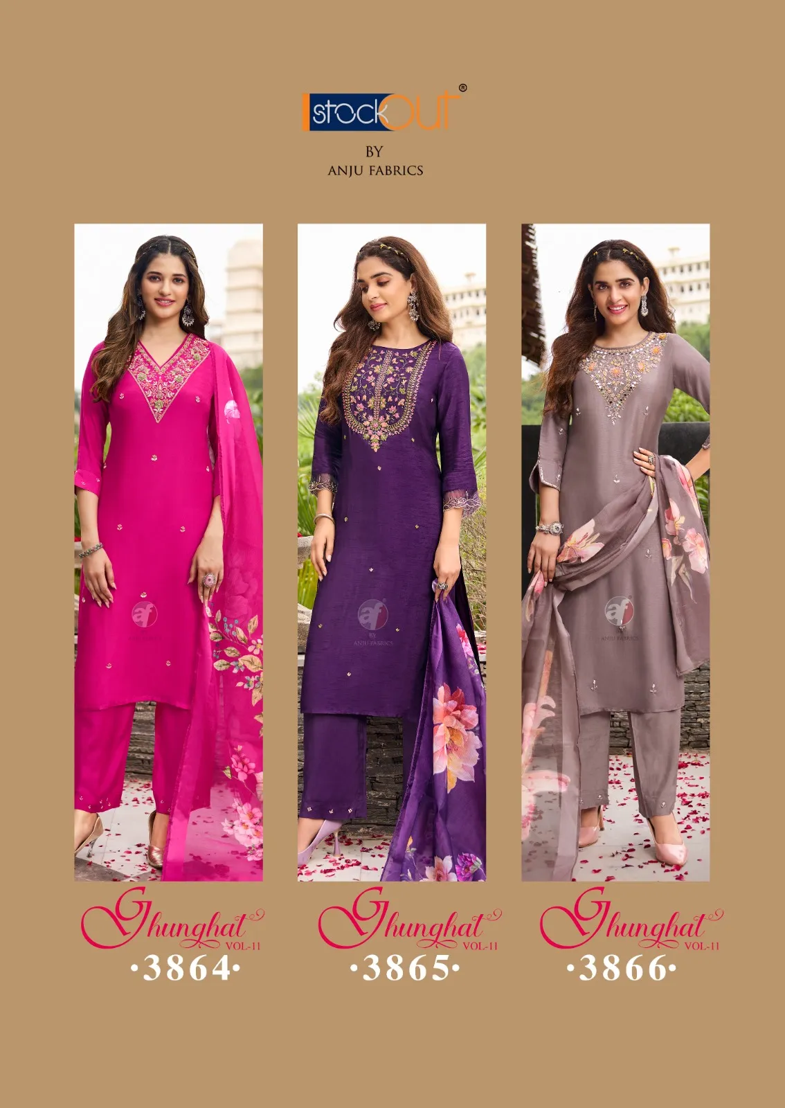 Anju Fabrics Stock out Ghunghat Vol 11 - Image 5